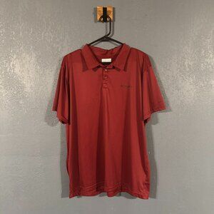 Columbia Boy’s Polo Shirt – Maroon - Size XL